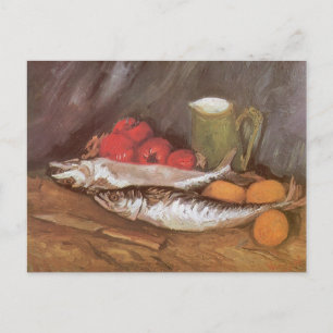 Vincent van Gogh - Mackerels, Citroenen en Tomaten Briefkaart