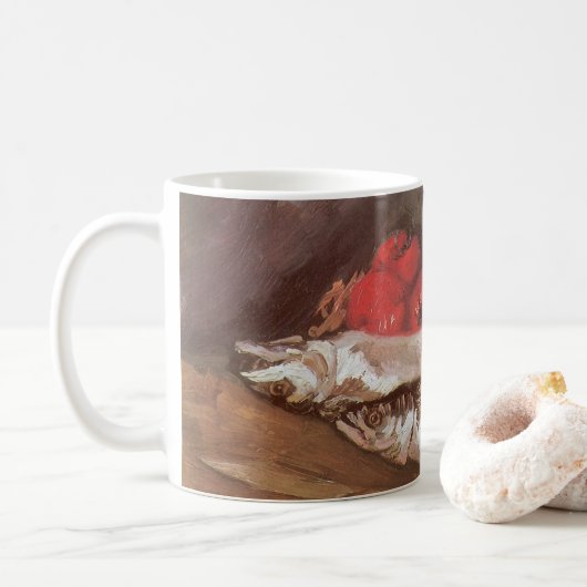 Vincent van Gogh - Mackerels, Citroenen en Tomaten Koffiemok (Met donut)