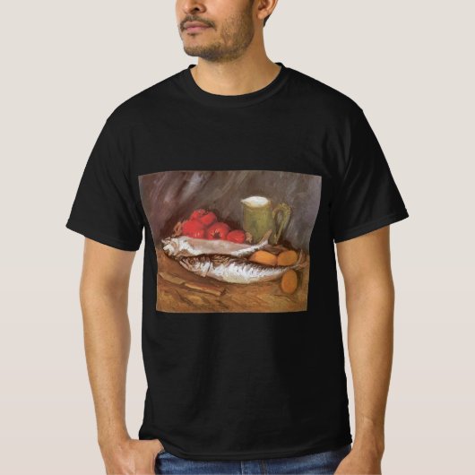 Vincent van Gogh - Mackerels, Citroenen en Tomaten T-shirt (Voorkant)