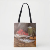 Vincent van Gogh - Mackerels, Citroenen en Tomaten Tote Bag (Voorkant)