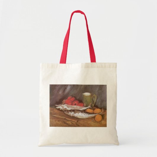 Vincent van Gogh - Mackerels, Citroenen en Tomaten Tote Bag (Voorkant)