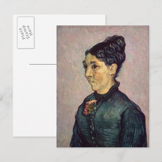 Vincent van Gogh | Madame Jeanne Lafuye Trabuc Briefkaart (Voorkant / Achterkant)