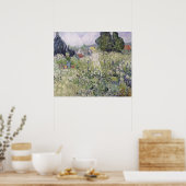 Vincent van Gogh | Mademoiselle Gachet in de tuin Poster (Keuken)