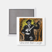 Vincent Van Gogh Magneet (Voorkant / Achterkant)