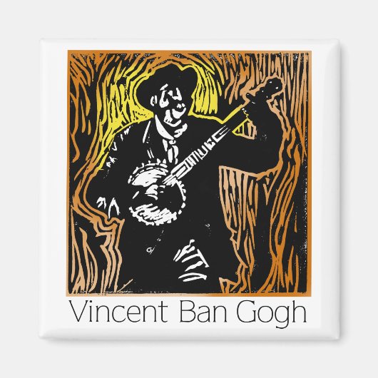 Vincent Van Gogh Magneet (Voorkant)