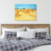 Vincent van Gogh, maïsoogst in de Provence Canvas Afdruk (Insitu (Slaapkamer))