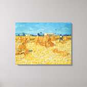 Vincent van Gogh, maïsoogst in de Provence Canvas Afdruk (Voorkant)