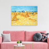 Vincent van Gogh, maïsoogst in de Provence Canvas Afdruk (Insitu (Woonkamer))