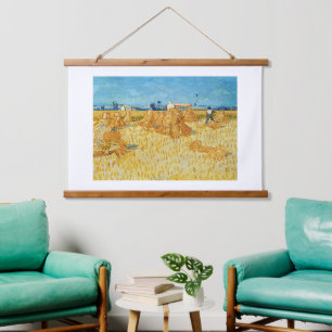 Vincent van Gogh, maïsoogst in de Provence Hangend Wandkleed