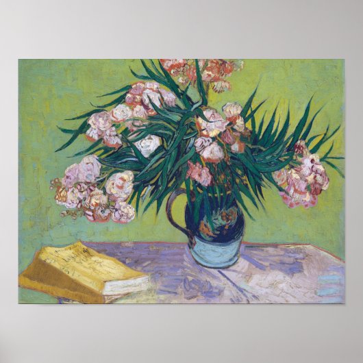 Vincent Van Gogh - Majolica Jar met bijkantoren Poster (Voorkant)
