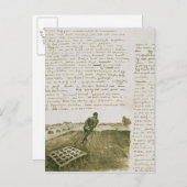 Vincent van Gogh | Man dat een harnas trekt Briefkaart (Voorkant / Achterkant)