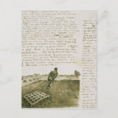 Vincent van Gogh | Man dat een harnas trekt Briefkaart (Voorkant)