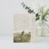 Vincent van Gogh | Man dat een harnas trekt Briefkaart (Staand voorkant)