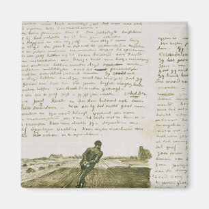 Vincent van Gogh   Man dat een harnas trekt Magneet