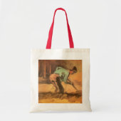 Vincent van Gogh - Man gebogen met stok of spade Tote Bag (Voorkant)