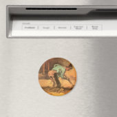 Vincent van Gogh - Man Stooping w Stick of Spade Magneet (Insitu (Vaatwasser))