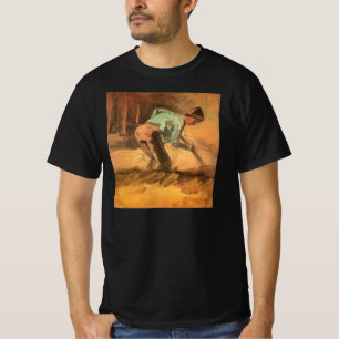 Vincent van Gogh - Man Stooping w Stick of Spade T-shirt
