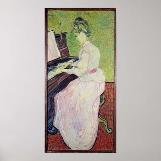 Vincent van Gogh Marguerite Gachet at the Piano Poster (Voorkant)