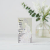 Vincent van Gogh - Marguerite gachet bij de Piano Visitekaartje (Staand voorkant)