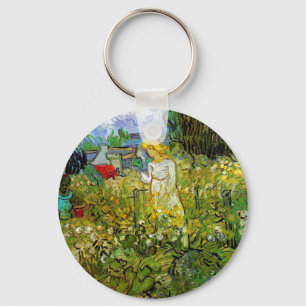 Vincent Van Gogh - Marguerite Gachet in de tuin Sleutelhanger
