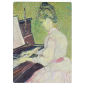 Vincent van Gogh | Marguerite Gachet op de Piano Klembord (Achterkant)