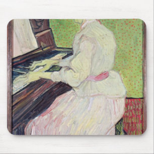 Vincent van Gogh   Marguerite Gachet op de Piano Muismat