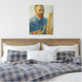 Vincent Van Gogh Master Artisan Self Portret Canvas Afdruk (Insitu (Slaapkamer))