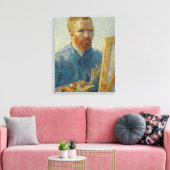 Vincent Van Gogh Master Artisan Self Portret Canvas Afdruk (Insitu (Woonkamer))