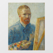 Vincent Van Gogh Master Artisan Self Portret Raamsticker (Vel)