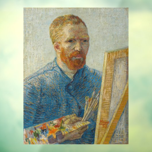 Vincent Van Gogh Master Artisan Self Portret Raamsticker (Vel 3)