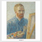 Vincent Van Gogh Master Artisan Self Portret Sticker (Vel)