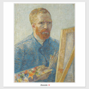 Vincent Van Gogh Master Artisan Self Portret Sticker