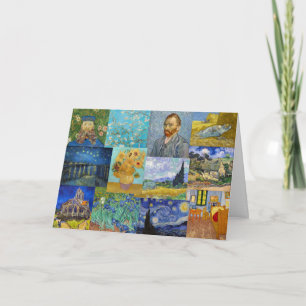 Vincent Van Gogh - Masterpieces Patchwork Kaart