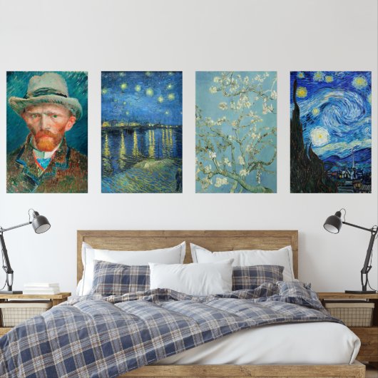 Vincent Van Gogh  Masterstukken Muurkunst Sets (Slaapkamer)