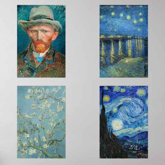 Vincent Van Gogh  Masterstukken Muurkunst Sets (Voorkant)