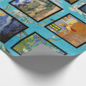 Vincent Van Gogh - Masterstuks Grid Cadeaupapier (Hoek)