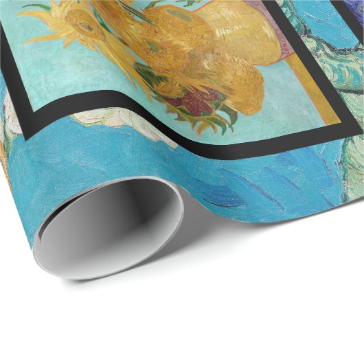 Vincent Van Gogh - Masterstuks Grid Cadeaupapier (Rol Hoek)