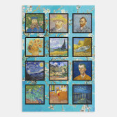 Vincent Van Gogh - Masterstuks Grid Inpakpapier Vel