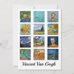 Vincent Van Gogh - Masterstuks Grid Kaart