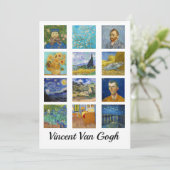 Vincent Van Gogh - Masterstuks Grid Kaart (Staand voorkant)