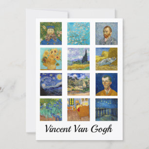 Vincent Van Gogh - Masterstuks Grid Kaart