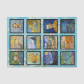 Vincent Van Gogh - Masterstuks Grid Tissuepapier (Voorkant)