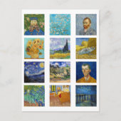 Vincent Van Gogh - Masterstuks Mosaic Briefkaart (Voorkant)