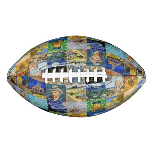 Vincent van Gogh - Masterstuks Mosaic Patchwork American Football (Voorkant)