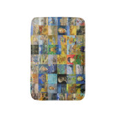 Vincent van Gogh - Masterstuks Mosaic Patchwork Badmat (Voorkant Verticaal)