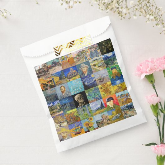 Vincent van Gogh - Masterstuks Mosaic Patchwork Bedankzakje (Gezegeld)