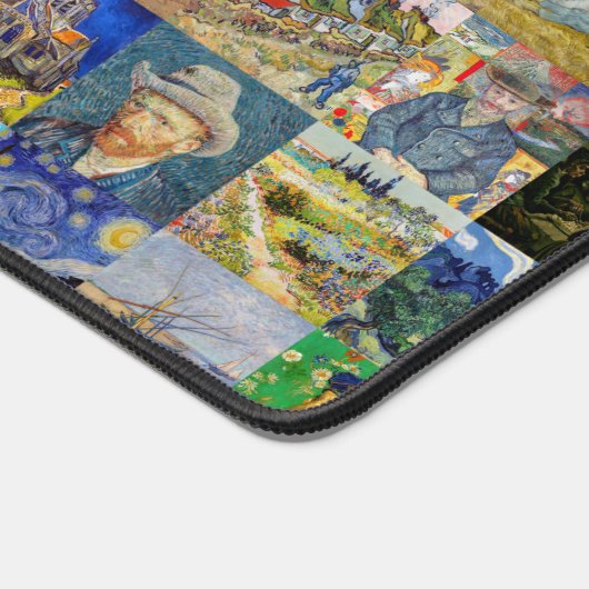 Vincent van Gogh - Masterstuks Mosaic Patchwork Bureaumat (Hoek)