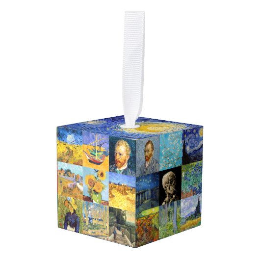 Vincent van Gogh - Masterstuks Mosaic Patchwork Decoratie (Voorkant hoekig)