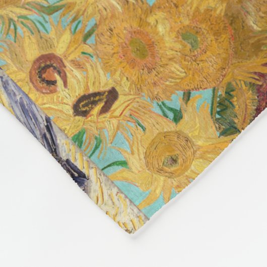 Vincent van Gogh - Masterstuks Mosaic Patchwork Fleece Deken (Hoek)