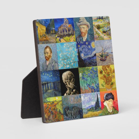 Vincent van Gogh - Masterstuks Mosaic Patchwork Fotoplaat (Voorkant)